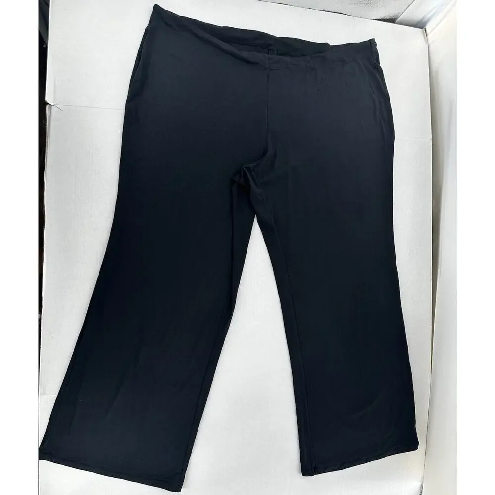 Skims Sleep Pant Plus Size 2X Black Onyx Sold Out NWT Loungewear Comfort Soft​ - Picture 7 of 15